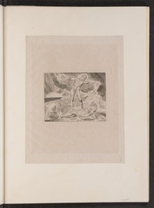 A Sátán megsemmisíti az állást, 1825. alkotó: William Blake