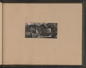 Pásztor elűzi a farkast alkotó: William Blake