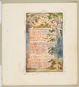Az ártatlanság és az élmény dalai: Éjszaka, kb. 1825. alkotó: William Blake