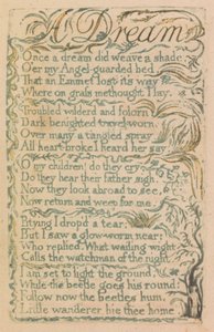 Songs of Inocence and of Experience, 14. tábla, "Laughing Song" (Bentley 15.) alkotó: William Blake