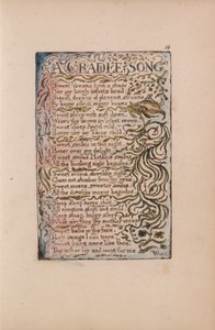 Az ártatlanság és az élmény dalai, 16. tábla, Egy bölcsődal (Bentley 16.) alkotó: William Blake