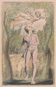 Songs of Inocence and of Experience, 1. tábla, Inocence Frontispiece (Bentley 2) alkotó: William Blake