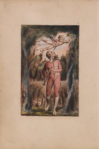 Songs of Inocence and of Experience, 1. tábla, Inocence Frontispiece (Bentley 2) alkotó: William Blake