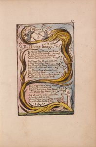 Songs of Inocence and of Experience, 27. tábla, The Divine Image (Bentley 18) alkotó: William Blake