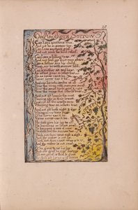 Songs of Inocence and of Experience, 28. tábla, On Others Sorrow (Bentley 27) alkotó: William Blake
