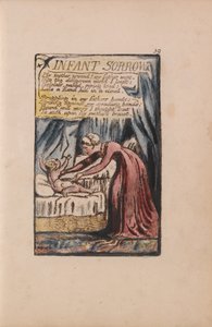 Songs of Inocence and of Experience, 39. tábla, Infant Sorrow (Bentley 48) alkotó: William Blake