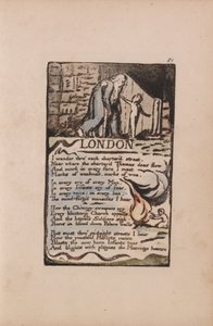 Songs of Inocence and of Experience, Plate 51, London (Bentley 46) alkotó: William Blake