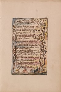 Az ártatlanság és a tapasztalat dalai, Plate 54, The School Boy (Bentley 53) alkotó: William Blake
