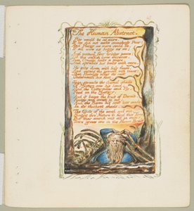 Songs of Inocence and of Experience: The Human Abstract, kb. 1825. alkotó: William Blake