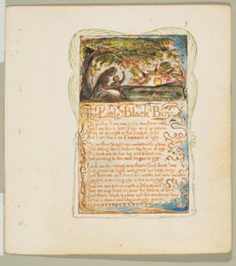 Az ártatlanság és az élmény dalai: The Little Black Boy, kb. 1825. alkotó: William Blake