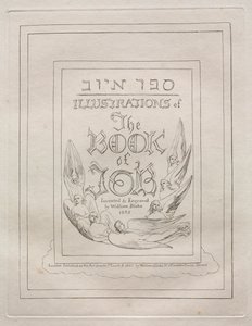 A Jób könyve: Címlap alkotó: William Blake