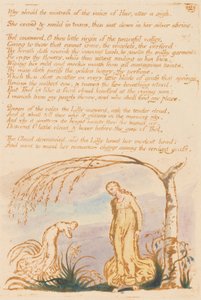 Thel könyve, 4. tábla, Miért kellene az úrnőnek? . . . alkotó: William Blake