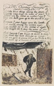 A kéményseprő, 45. lemez a Songs of Experience-ből alkotó: William Blake