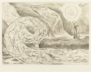 A Vágyók köre: Paolo és Francesca, 1827. alkotó: William Blake