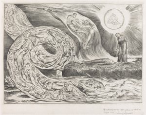 A Vágyók köre: Paolo és Francesca, 1827. alkotó: William Blake