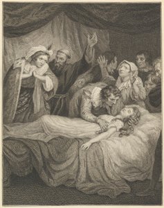 Júlia halála alkotó: William Blake