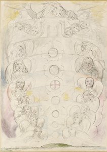 Az Istenség, akitől a Kilenc Szféra származik, 1825-1827 alkotó: William Blake
