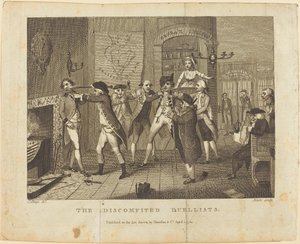 Az elkeseredett párbajozók, 1784. alkotó: William Blake