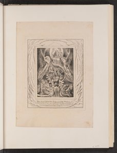 A Sátán bukása, 1825. alkotó: William Blake