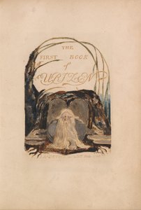 Urizen első könyve, 1. tábla alkotó: William Blake