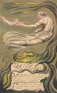 Urizen első könyve, 2(b) tábla, "Preludium" (Bentley 2b) alkotó: William Blake