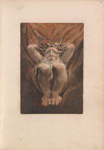Urizen első könyve, 21. tábla (Bentley 16.) alkotó: William Blake