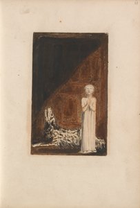 Urizen első könyve, 25. tábla (Bentley 26.) alkotó: William Blake
