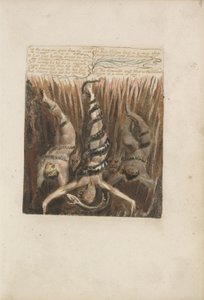 Urizen első könyve, 7. tábla: „Ahogy a csillagok elkülönülnek a földtől…” alkotó: William Blake
