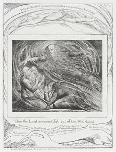 Az Úr válaszol Jóbnak a forgószélből alkotó: William Blake