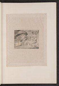 A hírnökök elbeszélik Jóbnak a szerencsétlenségeit alkotó: William Blake