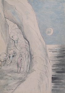 A büszkék hatalmas terheik alatt 1824-27 alkotó: William Blake
