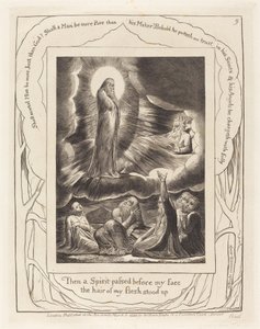 Elifáz látomása alkotó: William Blake