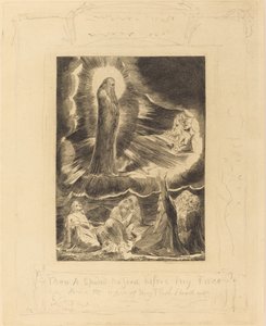 Elifáz látomása alkotó: William Blake