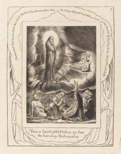 Elifáz látomása alkotó: William Blake