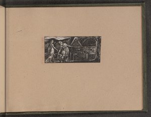 Thenot és Colinet együtt vezetik nyájaikat, 1821. alkotó: William Blake