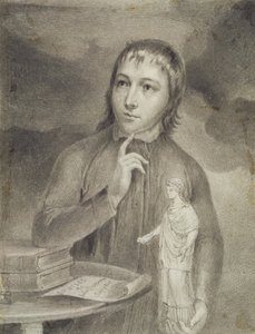 Thomas Alphonso Hayley, Félhosszú rajz, 1800 körül (grafit szürke színnel a papíron) alkotó: William Blake