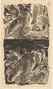 Ismeretlen téma Hadd nézzen fel a mennybe, és nevessen a fényes levegőben, esetleg c. 1805. alkotó: William Blake
