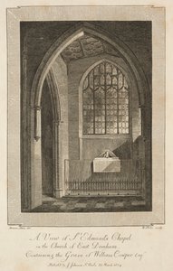 Kilátás a St. Edmunds kápolnára a East Dereham templomban..., 1804. alkotó: William Blake