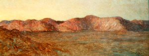 El Kab sivatag, Afterglow alkotó: William Blake Richmond