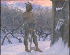 A hun és a feszület alkotó: William Blake Richmond