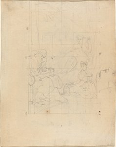 Katalin királynő álma [recto] alkotó: William Blake after Henry Fuseli