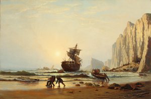 Hajótörést szenvedett Labrador előtt 1867 (Olaj, vászon)