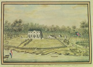 Kormányzóház Sydney-ben, Port Jackson, 1791 alkotó: William Bradley