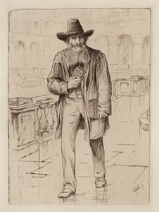 Alexander Campbell Fraser, a logika és metafizika professzora (metszet) alkotó: William Brassey (after) Hole