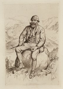 James Geikie, a geológia professzora (metszet) alkotó: William Brassey (after) Hole