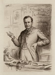 John Chiene, sebészprofesszor (metszet) alkotó: William Brassey (after) Hole