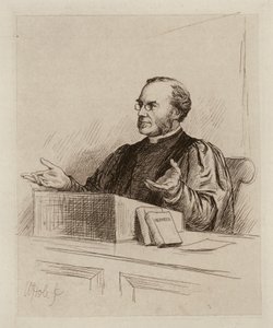 Malcolm Campbell Taylor, az istentisztelet és egyháztörténet professzora (metszet) alkotó: William Brassey (after) Hole