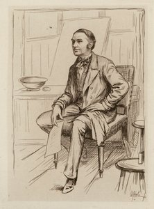 Thomas Annandale, a klinikai sebészet professzora (metszet) alkotó: William Brassey (after) Hole