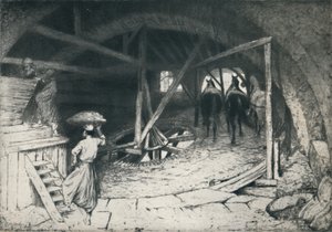 Egy galileai lisztmalom, 19. század vége – 20. század eleje, 1922. alkotó: William Brassey Hole