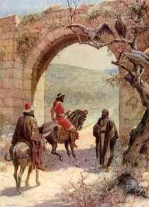 Ahab és Illés találkozása - Biblia alkotó: William Brassey Hole